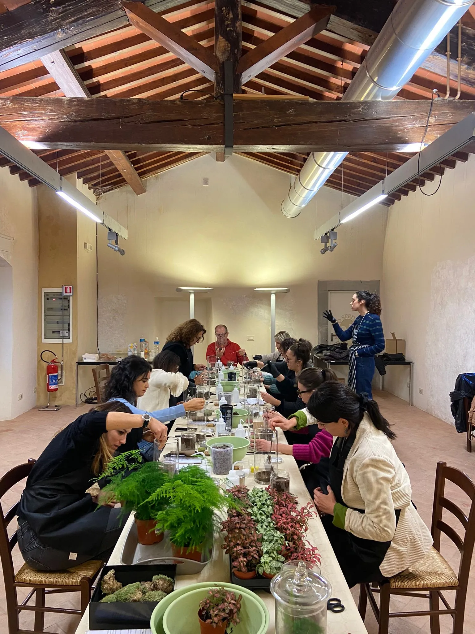 Team building aziendale con workshop botanici